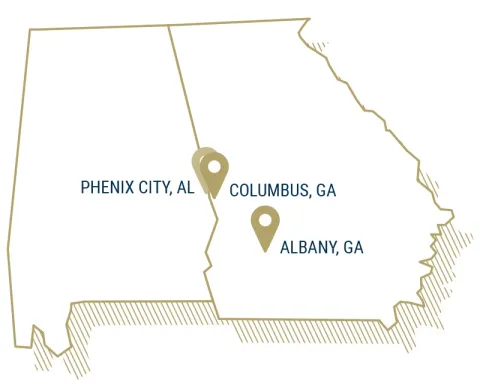 Map of GA ALA