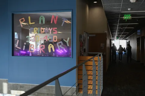 Plant Library Sign