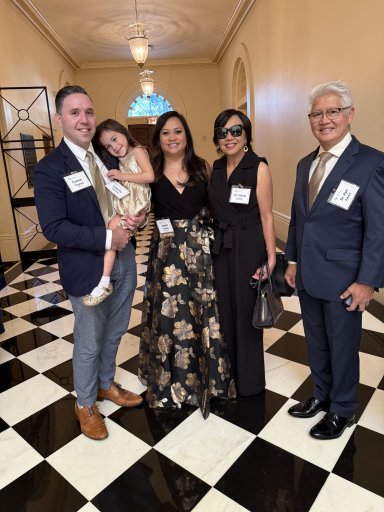 Three generations celebrated Kristel Bayani Topping's award.